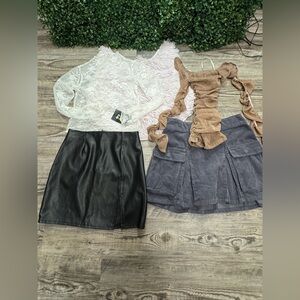 Stylish Skirt and Top Set